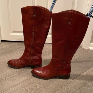 Women’s INC for Macys Fawne Leather Riding Boots WIDE CALF